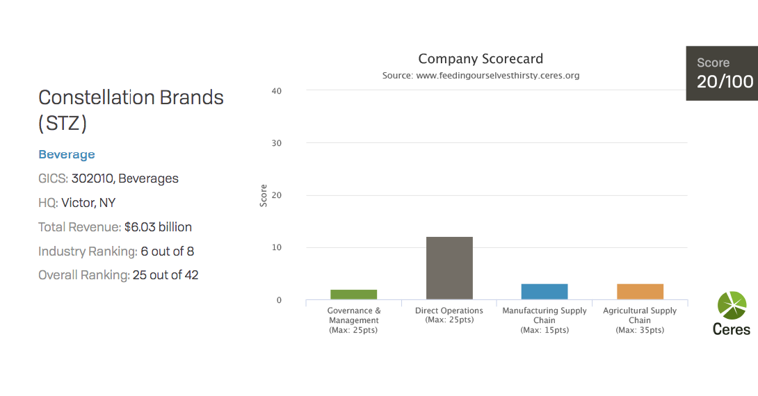 Constellation Brands Feeding Ourselves Thirsty